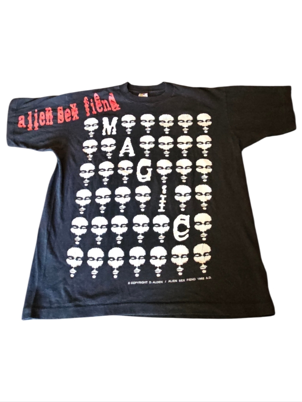 👽🪄1992 Alien Sex Fiend MAGIC PUNK Indus METAL Tee XL USA MADE RARE GPC.🪄👽